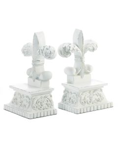 FLEUR-DE-LIS BOOKENDS